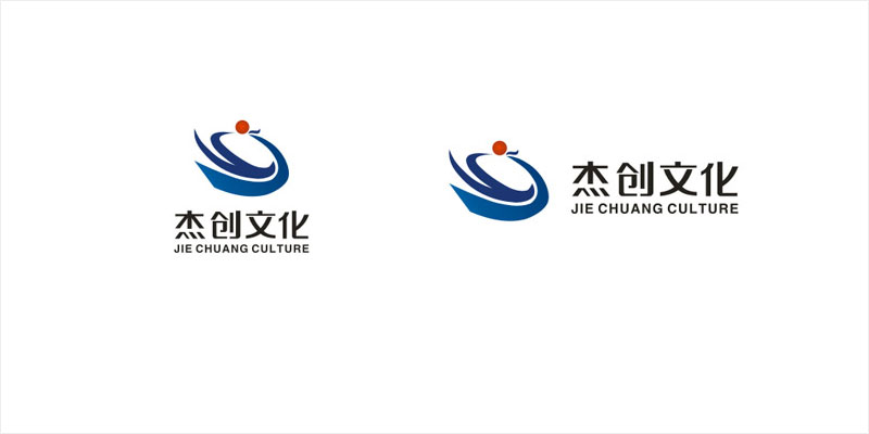 杰創(chuàng)文化logo&名片設(shè)計